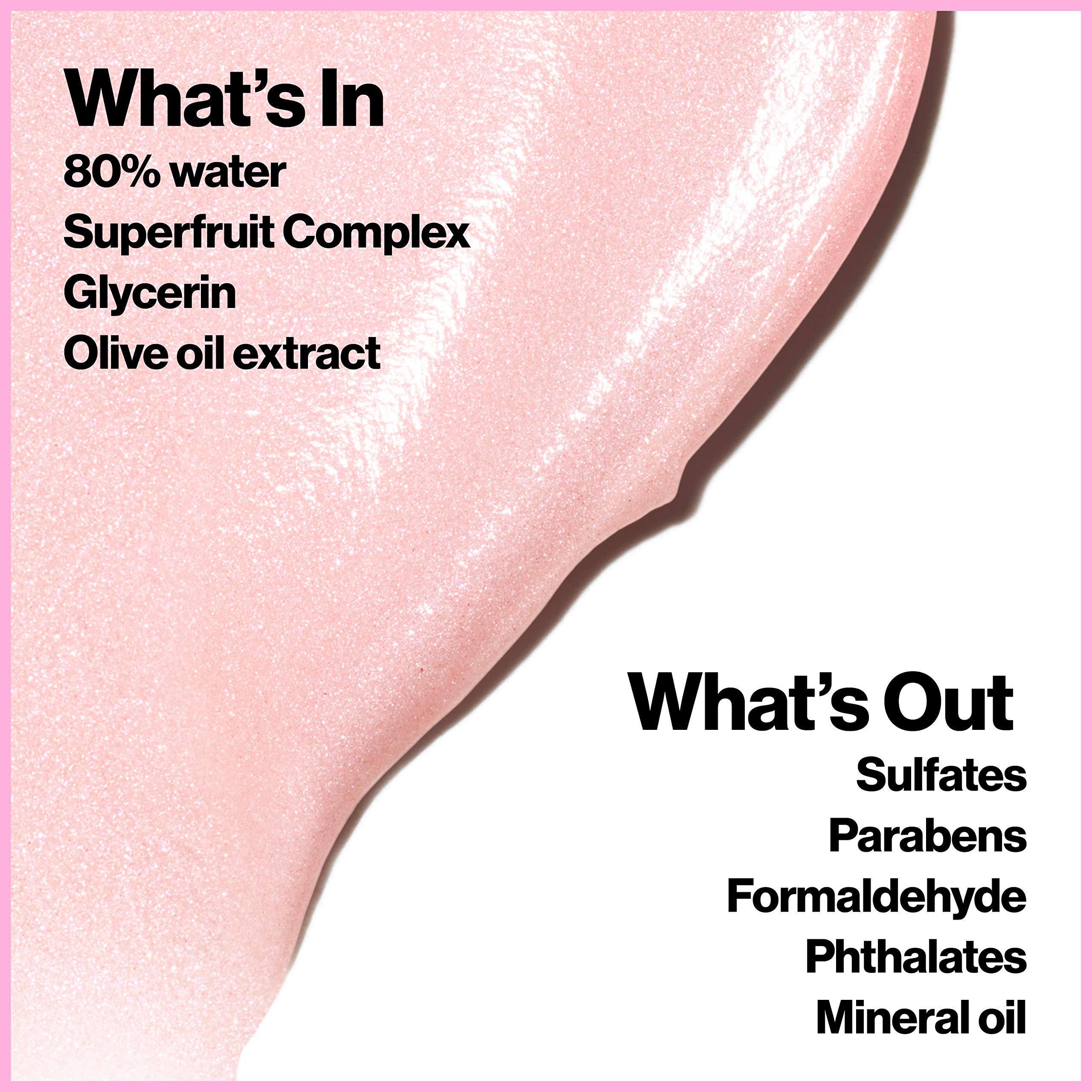 REVLON Brillo Facial: hidratación 24h con glicerina y extracto de oliva.