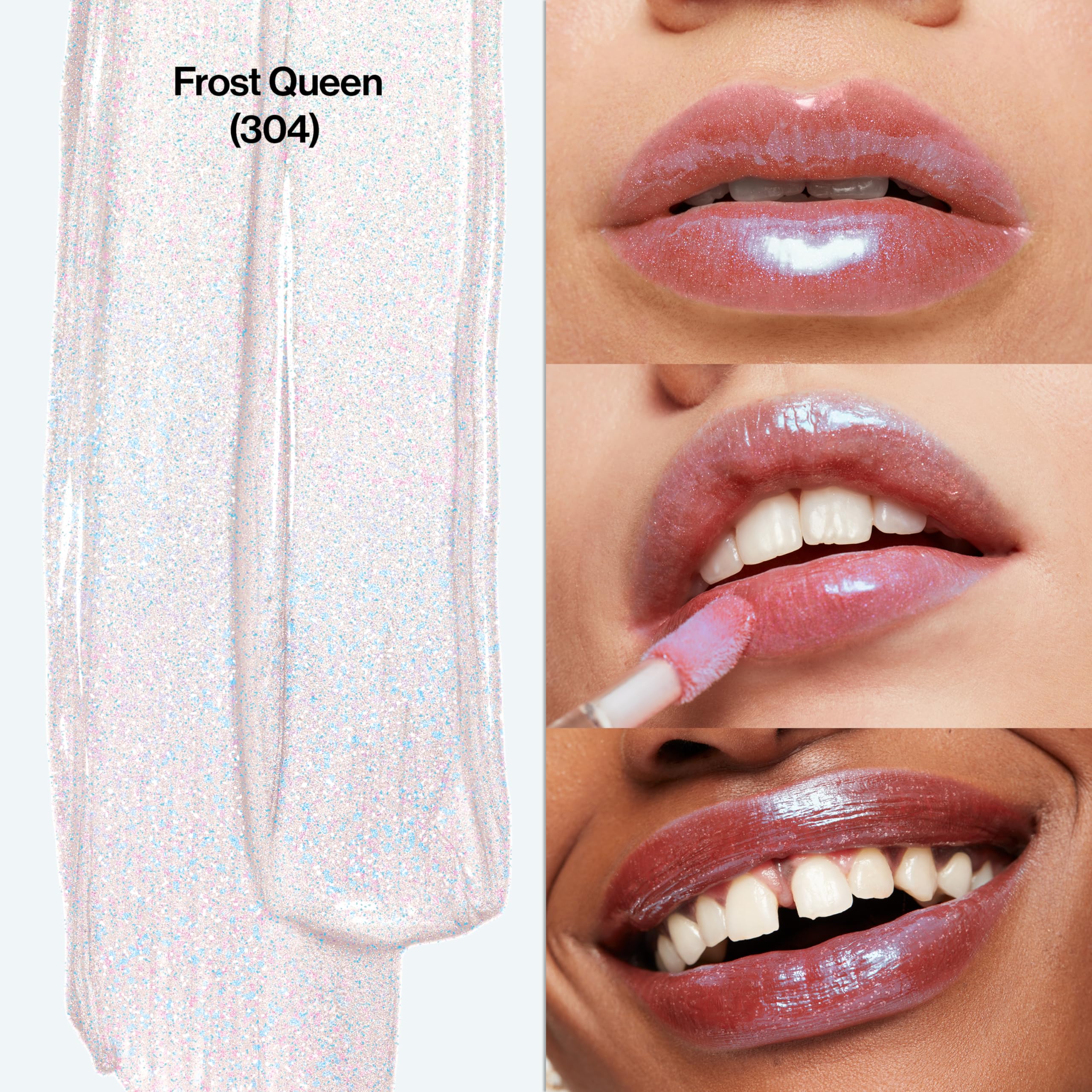 Frost Queen 304, brillo alto para un look nocturno con color llamativo.