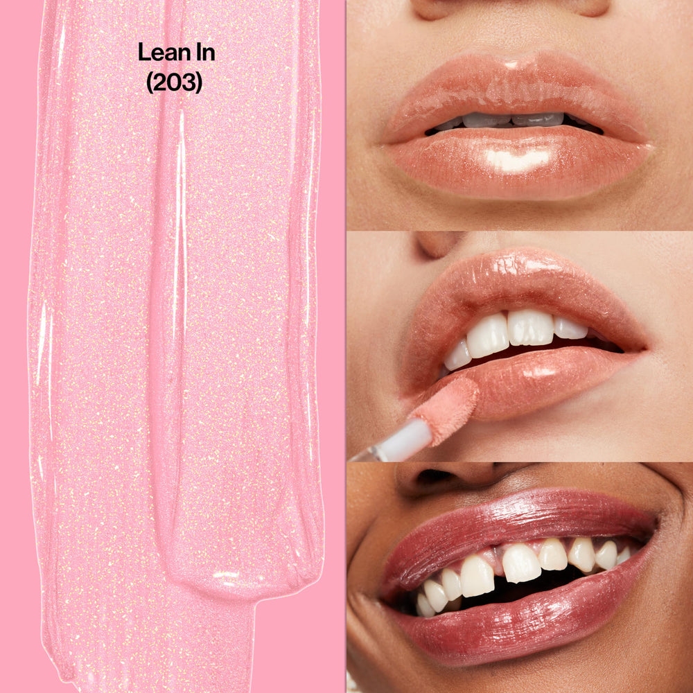 REVLON brillo labial sedoso para un acabado suave sin sensación pegajosa.