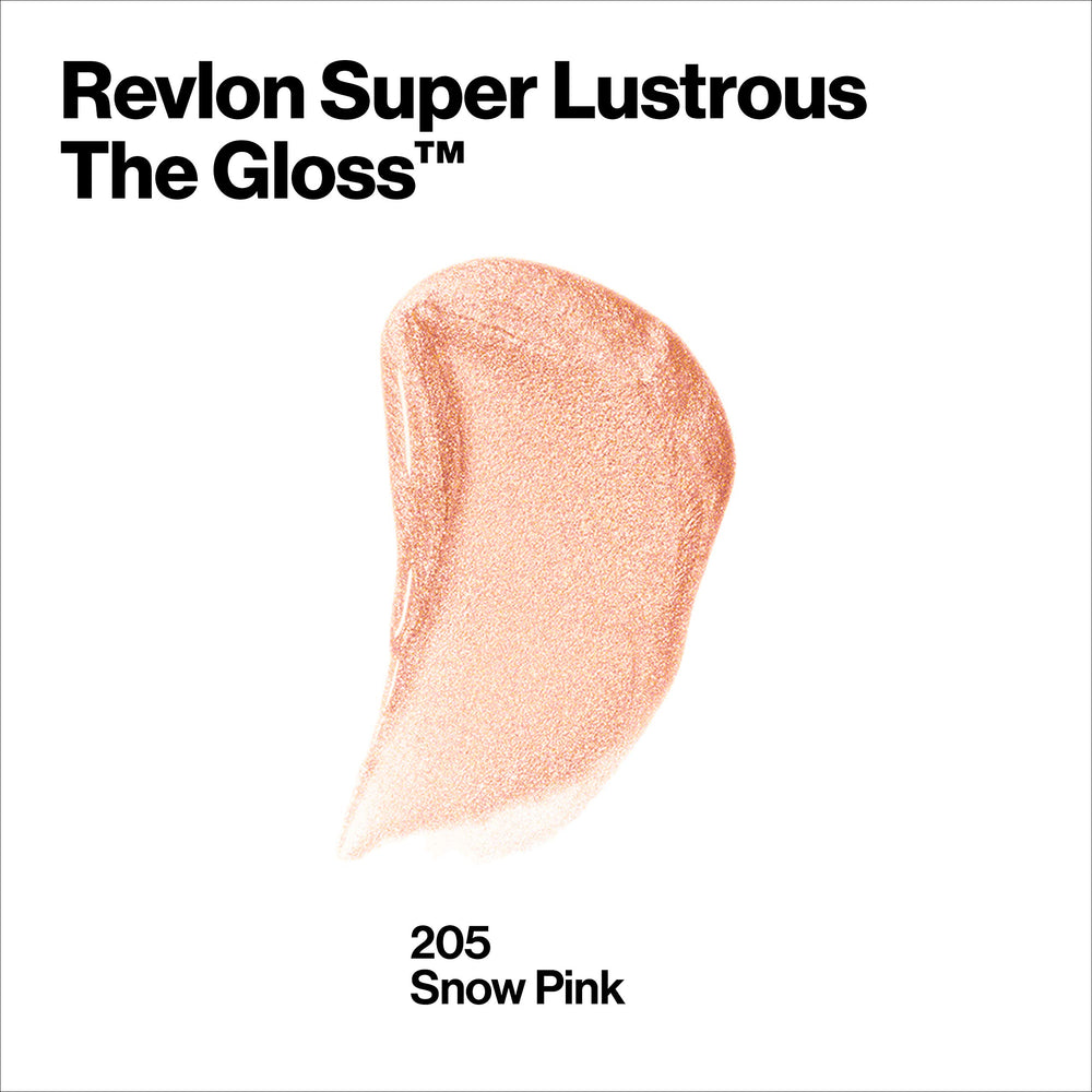 REVLON brillo labial rosa-nieve textura suave no pegajosa