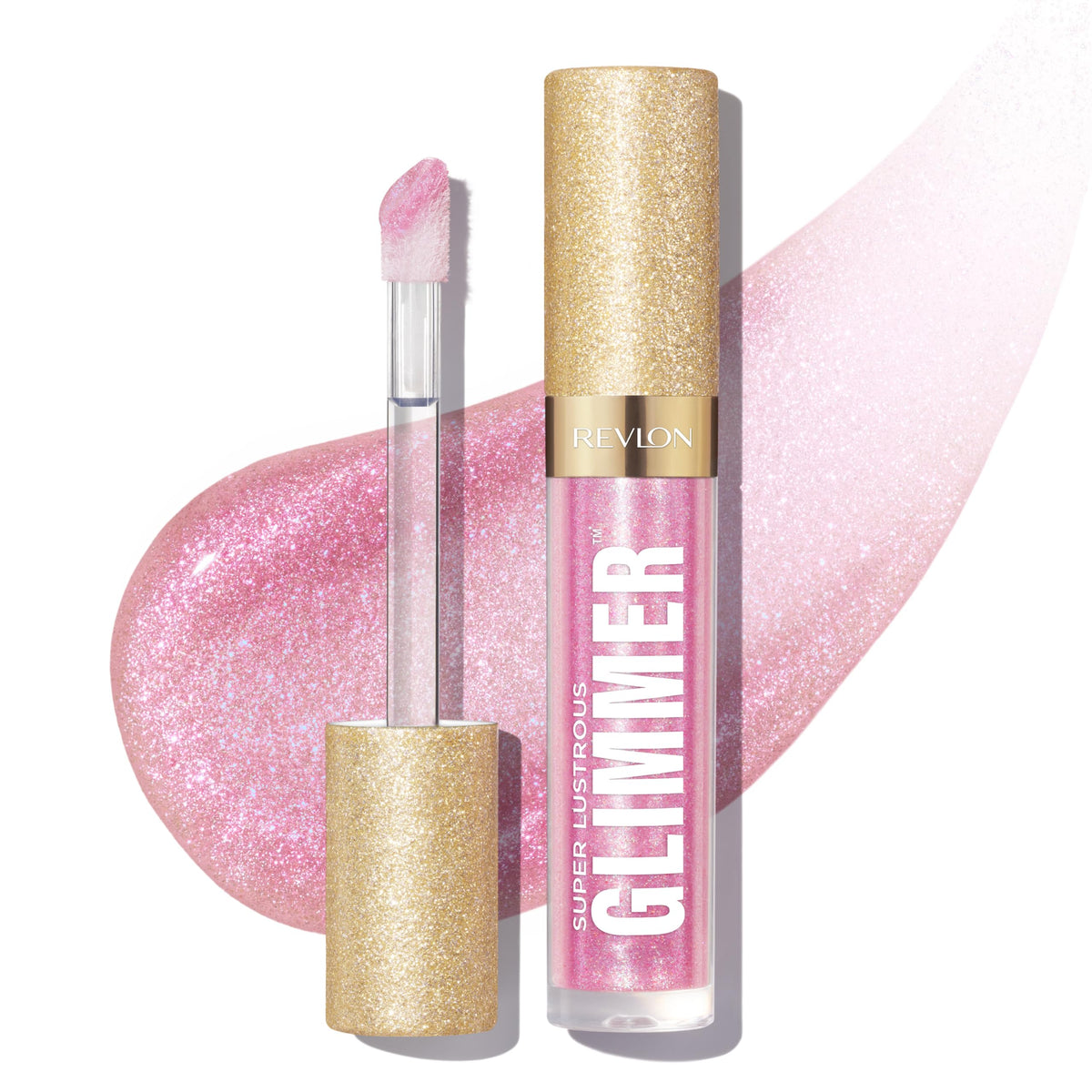 Revlon brillo labios con aplicador suave para una aplicación homogénea