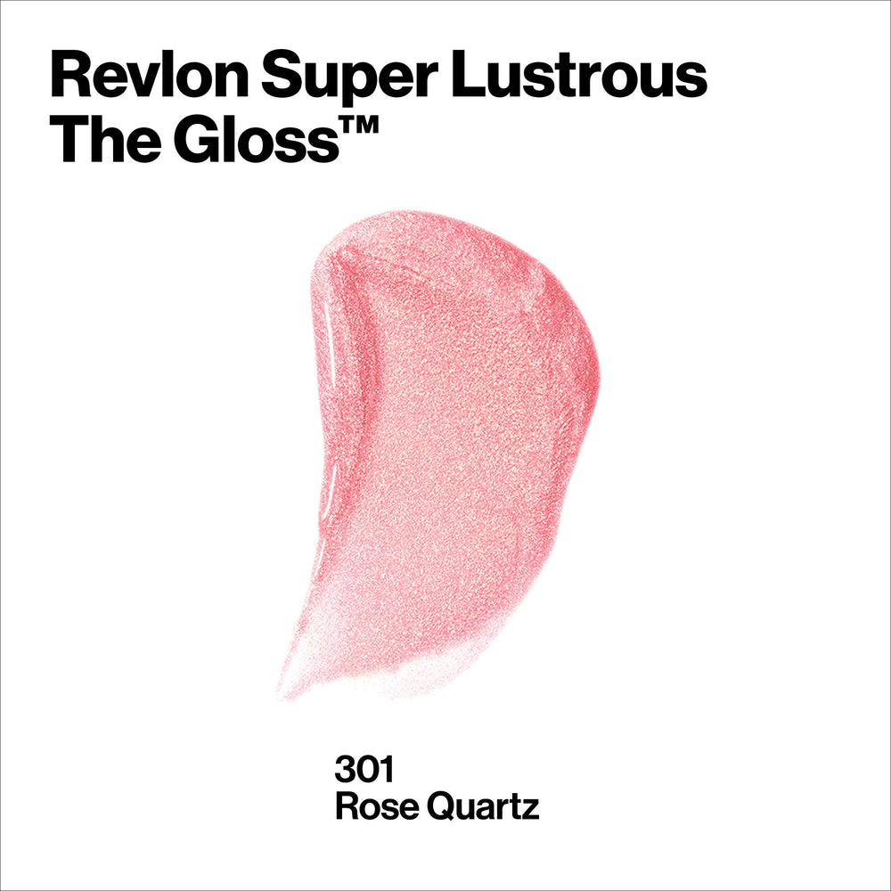 REVLON Brillo de labios Rose Quartz brillo cristalino para acabado lujoso.