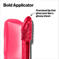REVLON Brillo de labios Rose Quartz envase con aplicador grande.