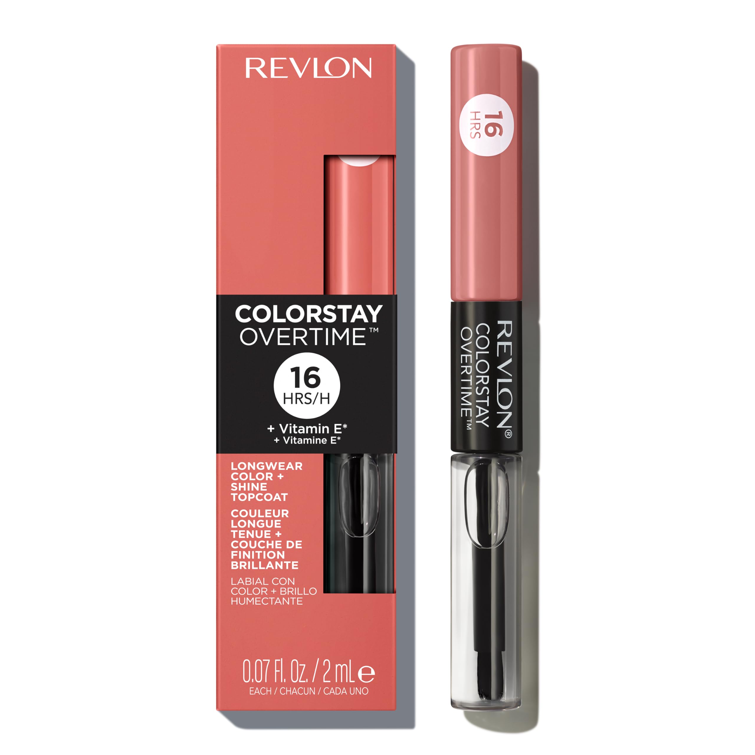 Revlon brillo claro superior aporta brillo y nutrición con vitamina E.