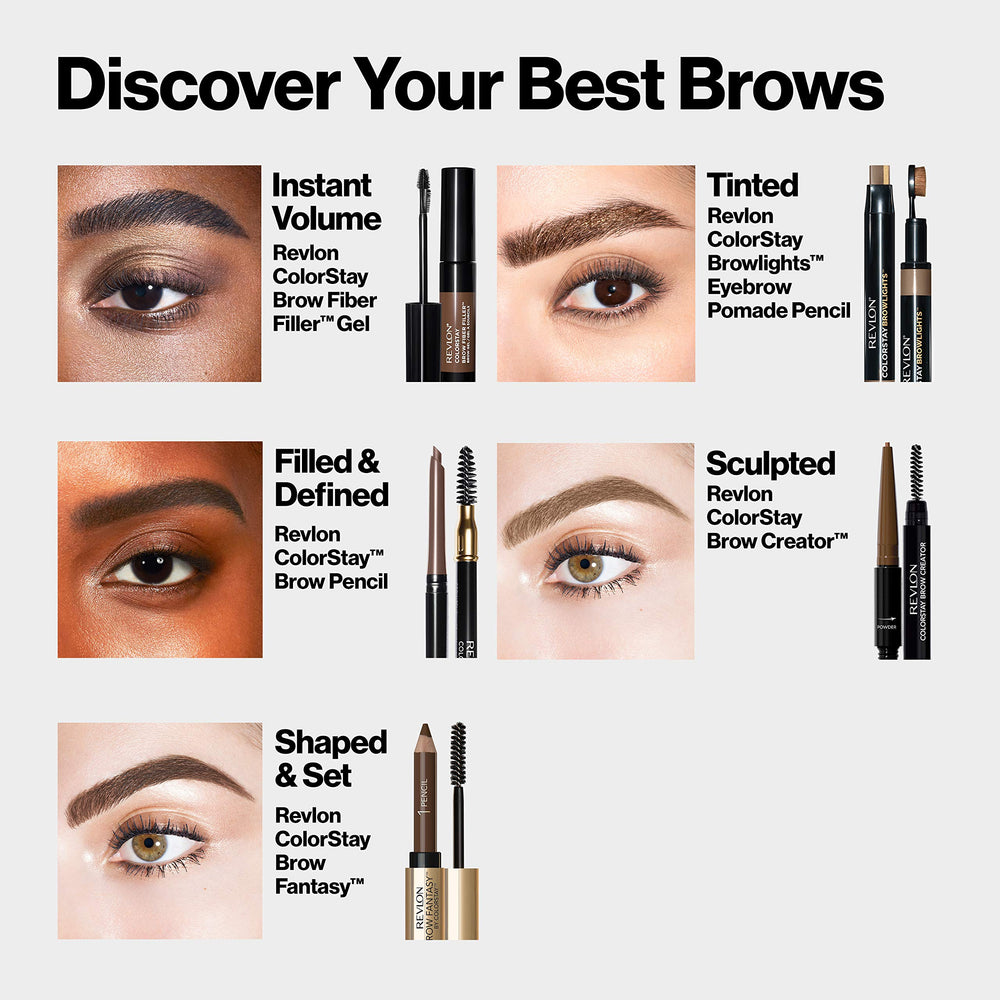 REVLON Brow Fantasy: definición natural y fijación ligera durante el día.