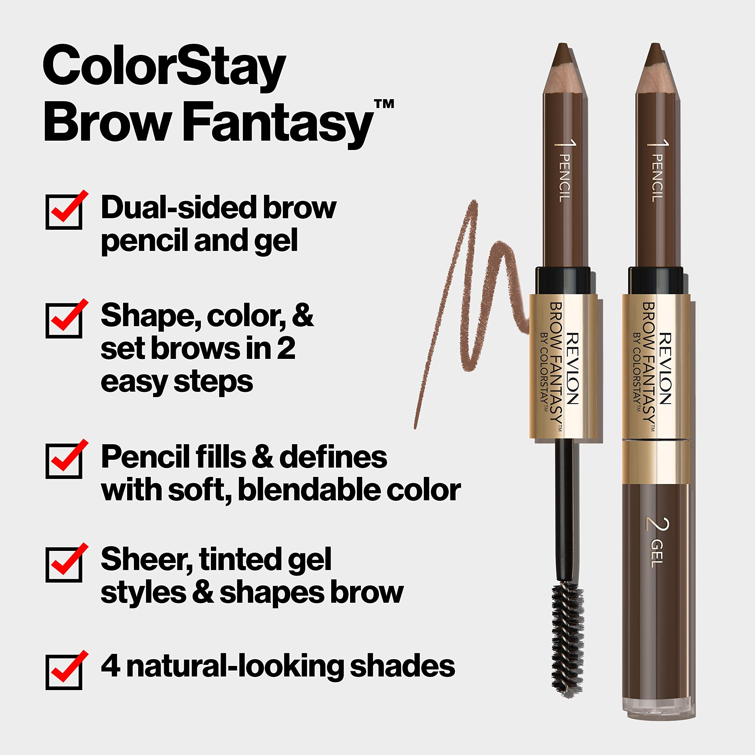 REVLON Brow Fantasy: gel cejas tintado que fija y da forma sutil.