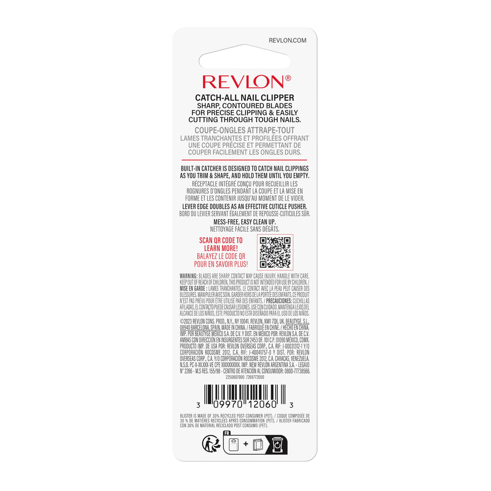 Limpieza fácil con REVLON Catch-All recogedor que recoge recortes