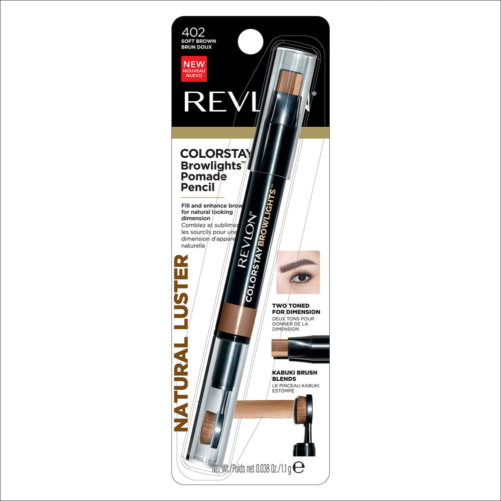 REVLON lápiz de cejas con acabado mate e iluminador para resaltar el arco.
