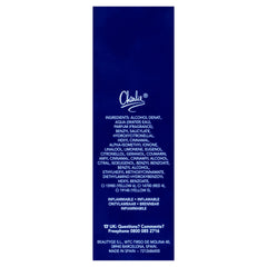 REVLON Charlie Blue envase: diseño elegante para el tocador.