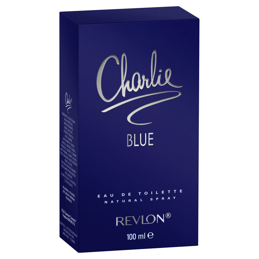 REVLON Charlie Blue frasco: fragancia fresca para uso diario.