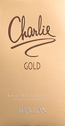 REVLON Charlie Gold, detalle de tapa, añade elegancia a tu rutina.