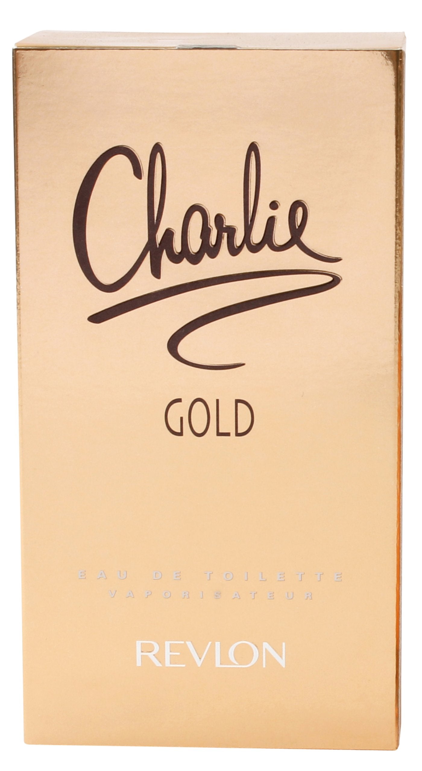 REVLON Charlie Gold, empaque con variantes, opción ideal para regalo.