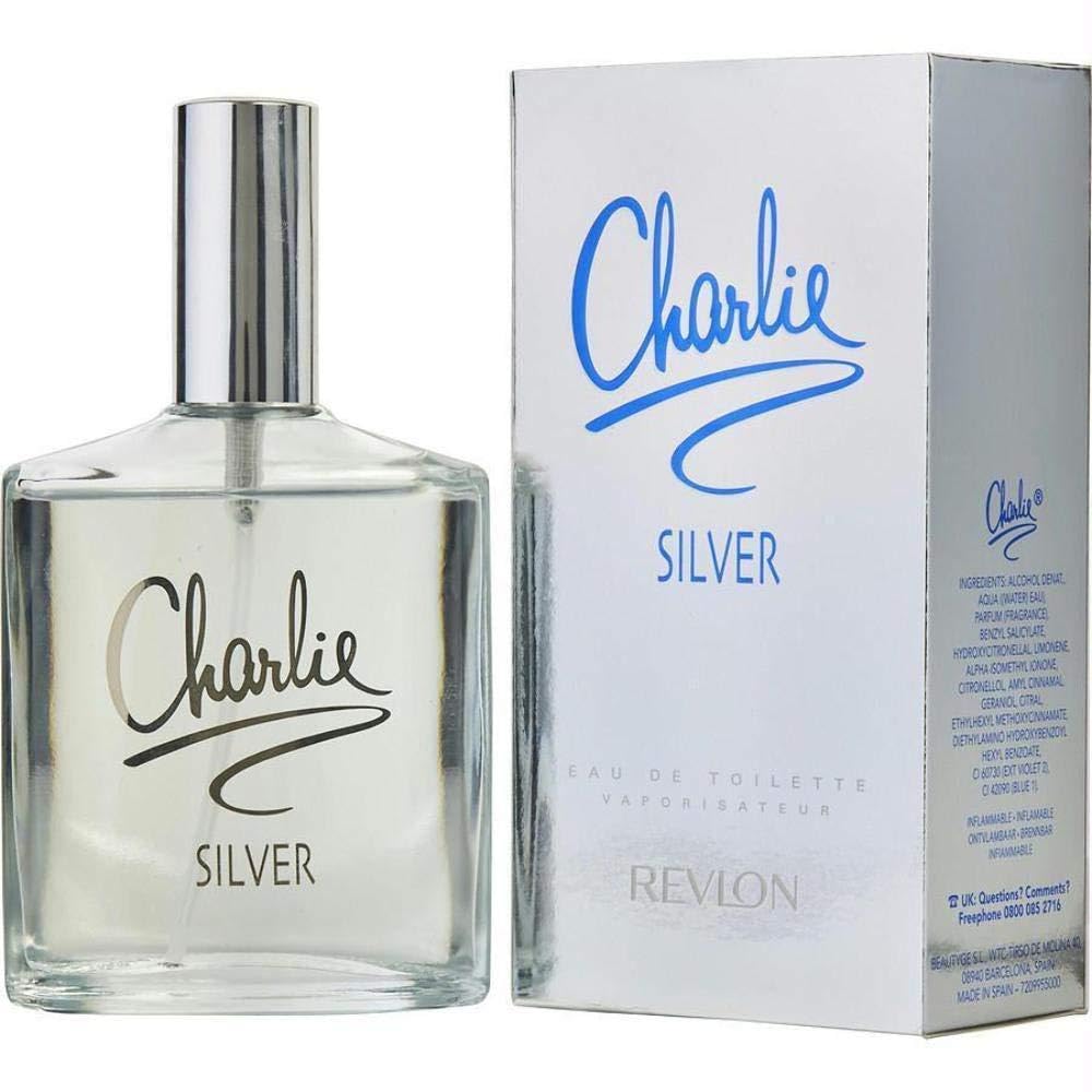 REVLON Charlie Silver, atomizador cómodo para aplicación precisa