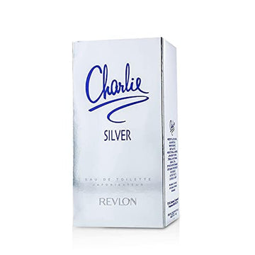 REVLON Charlie Silver, empaque elegante para regalo o exhibición