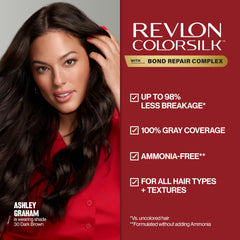 Aplicador práctico de ColorSilk para una aplicación limpia.