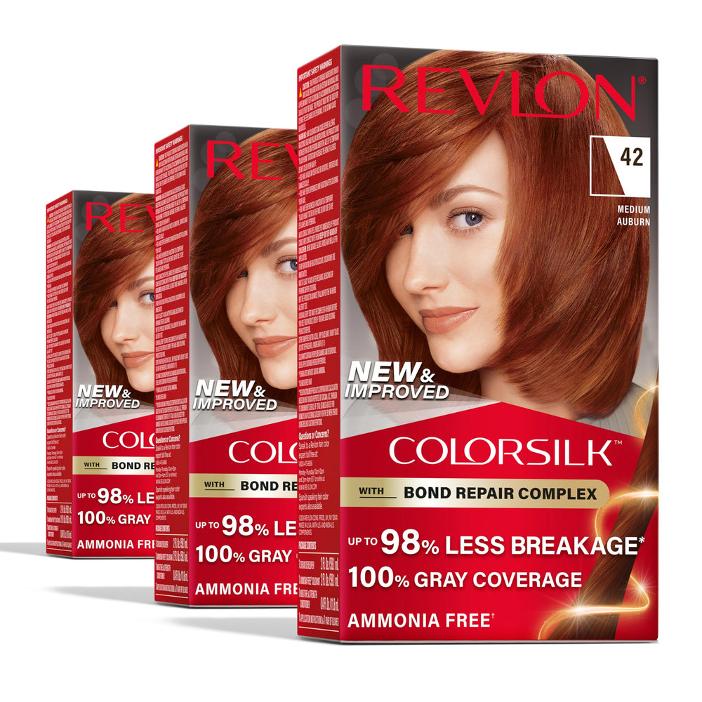 ColorSilk de Revlon con Bond Repair para cabello más resistente.