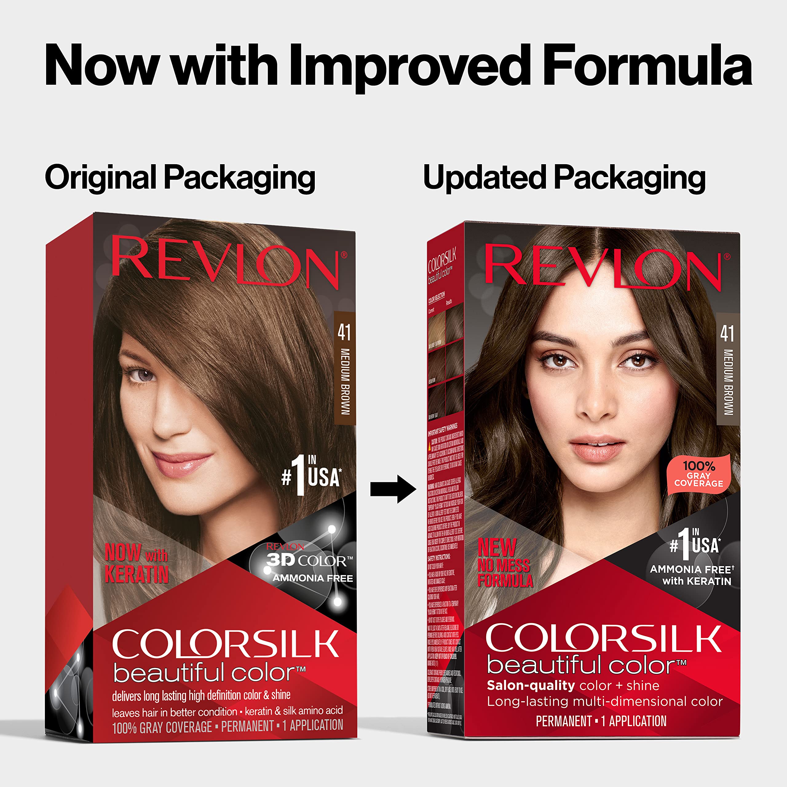 REVLON Colorsilk cobertura del 100% de canas.