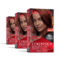 Revlon Colorsilk en caoba oscura para color duradero y brillo natural