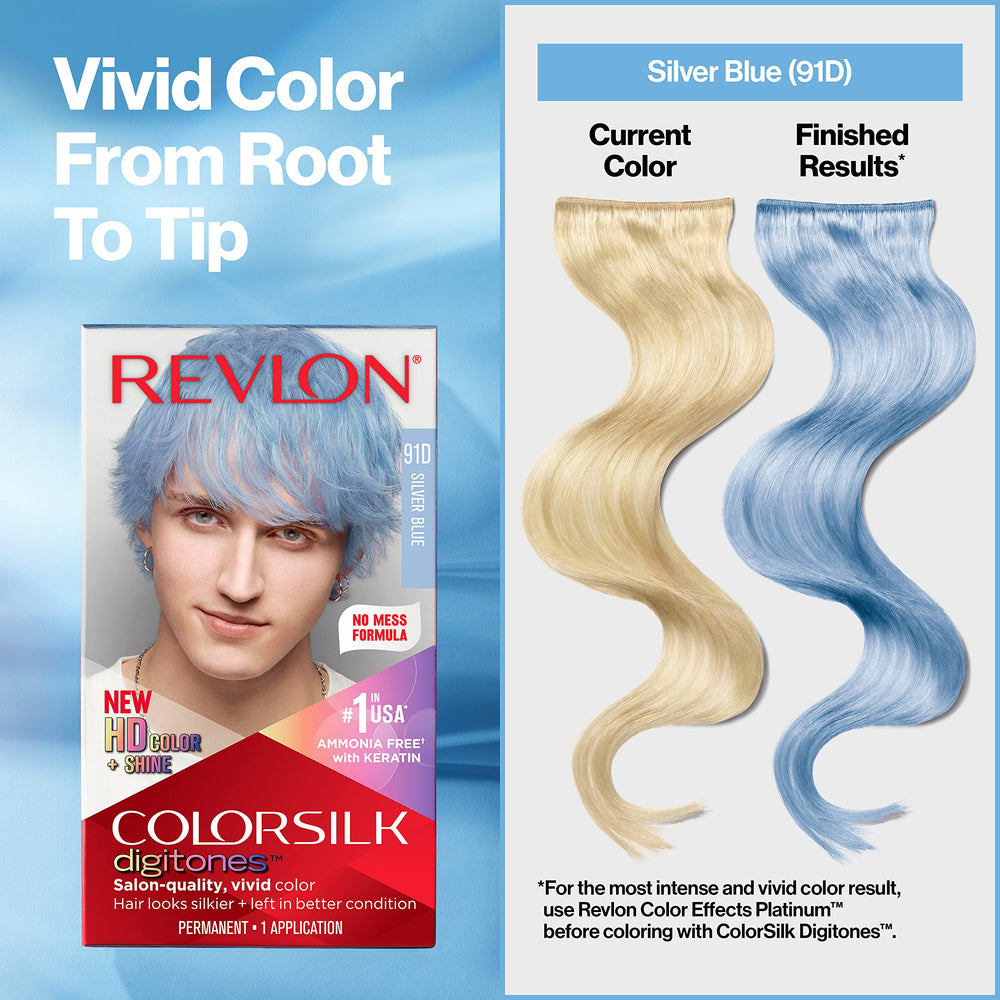 REVLON ColorSilk Digitones textura cremosa facilita cobertura uniforme.