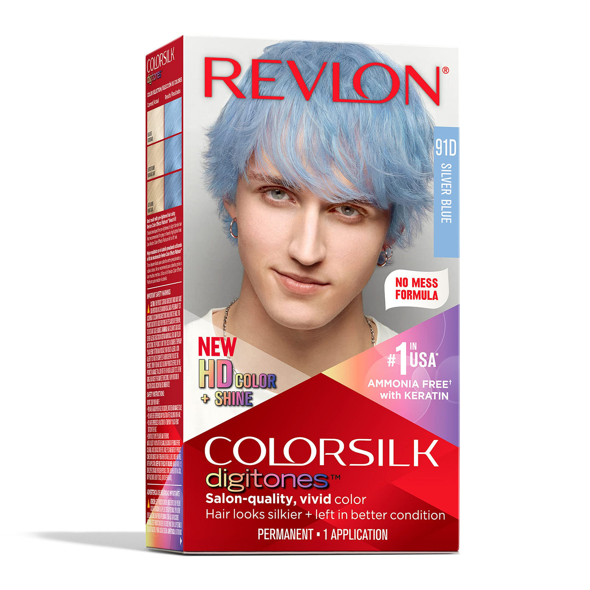 REVLON ColorSilk Digitones tinte pelo con keratina para suavidad y brillo.