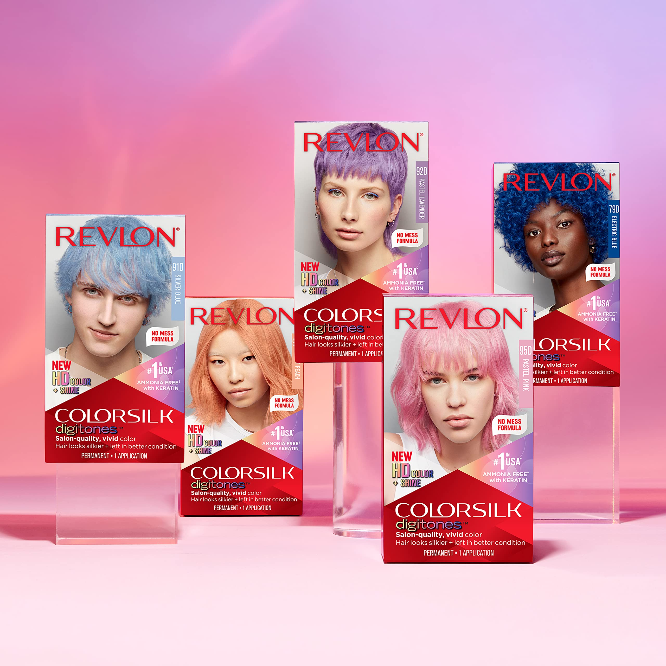 Revlon ColorSilk Digtones Pastel Lavanda: acabado de salón en casa.