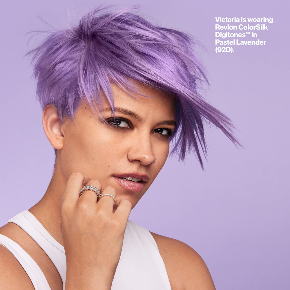Revlon ColorSilk Digtones Pastel Lavanda: pigmentos intensos para color duradero.