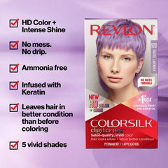 Revlon ColorSilk Digtones Pastel Lavanda: tubo de mezcla para lograr tono intenso.