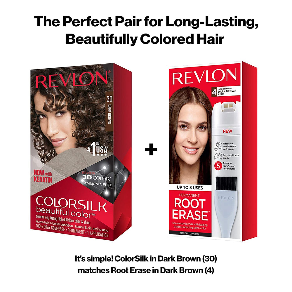 REVLON ColorSilk emballage compact, rangement pratique.