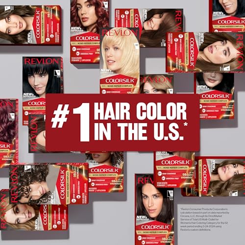 REVLON ColorSilk tono caoba oscura, resultado de color