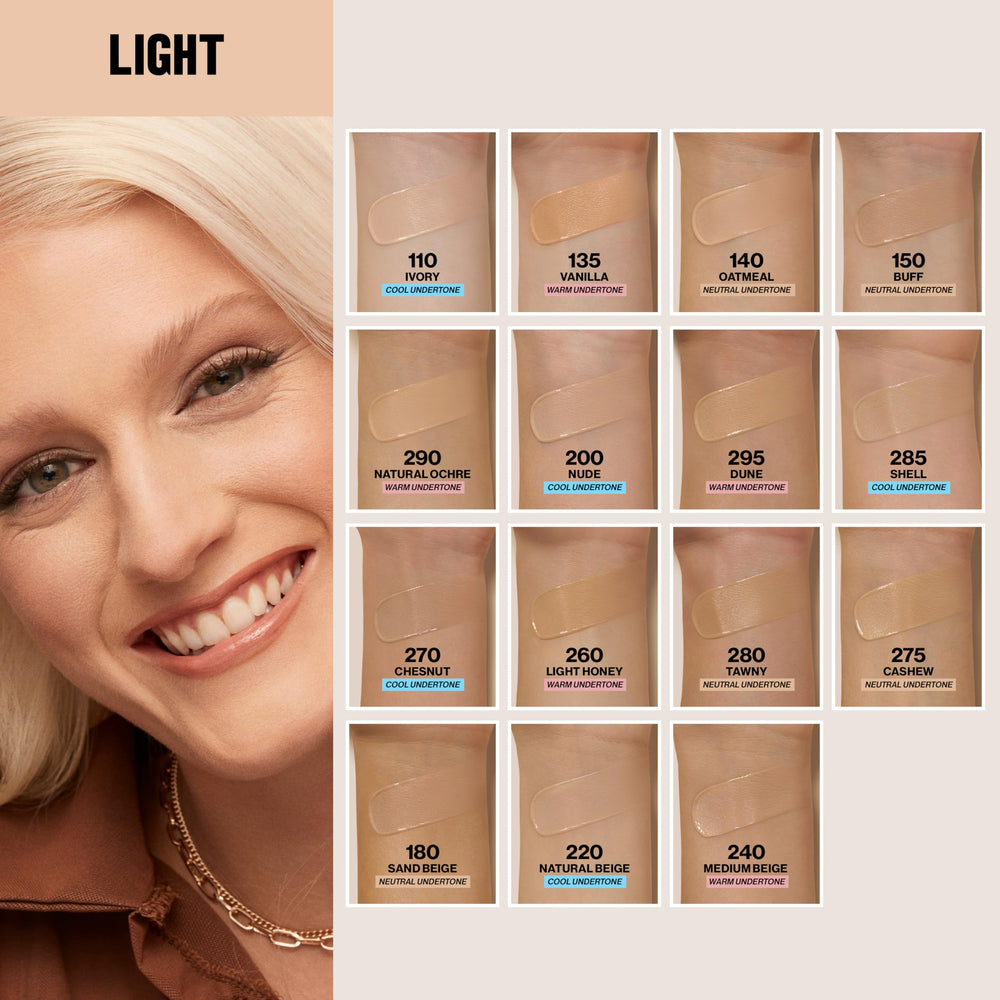REVLON ColorStay ofrece 43 tonos para encontrar el tono perfecto.