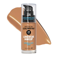 Revlon ColorStay, botella de 1 oz, tono True Beige, acabado natural y duradero