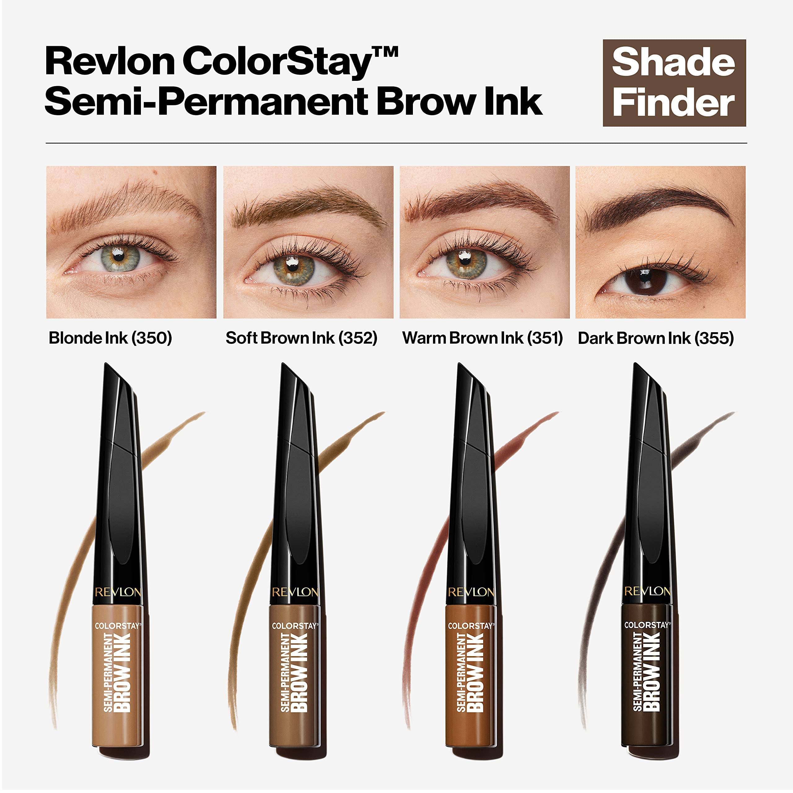 REVLON ColorStay Ceja tono marron oscuro para mayor definicion