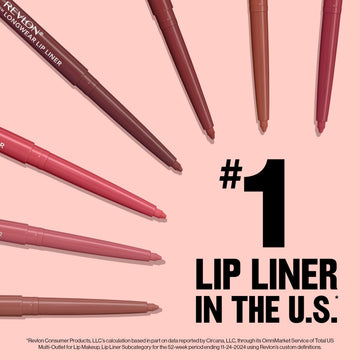 Delineador labial Revlon ColorStay incluye sacapuntas para retoques en cualquier lugar