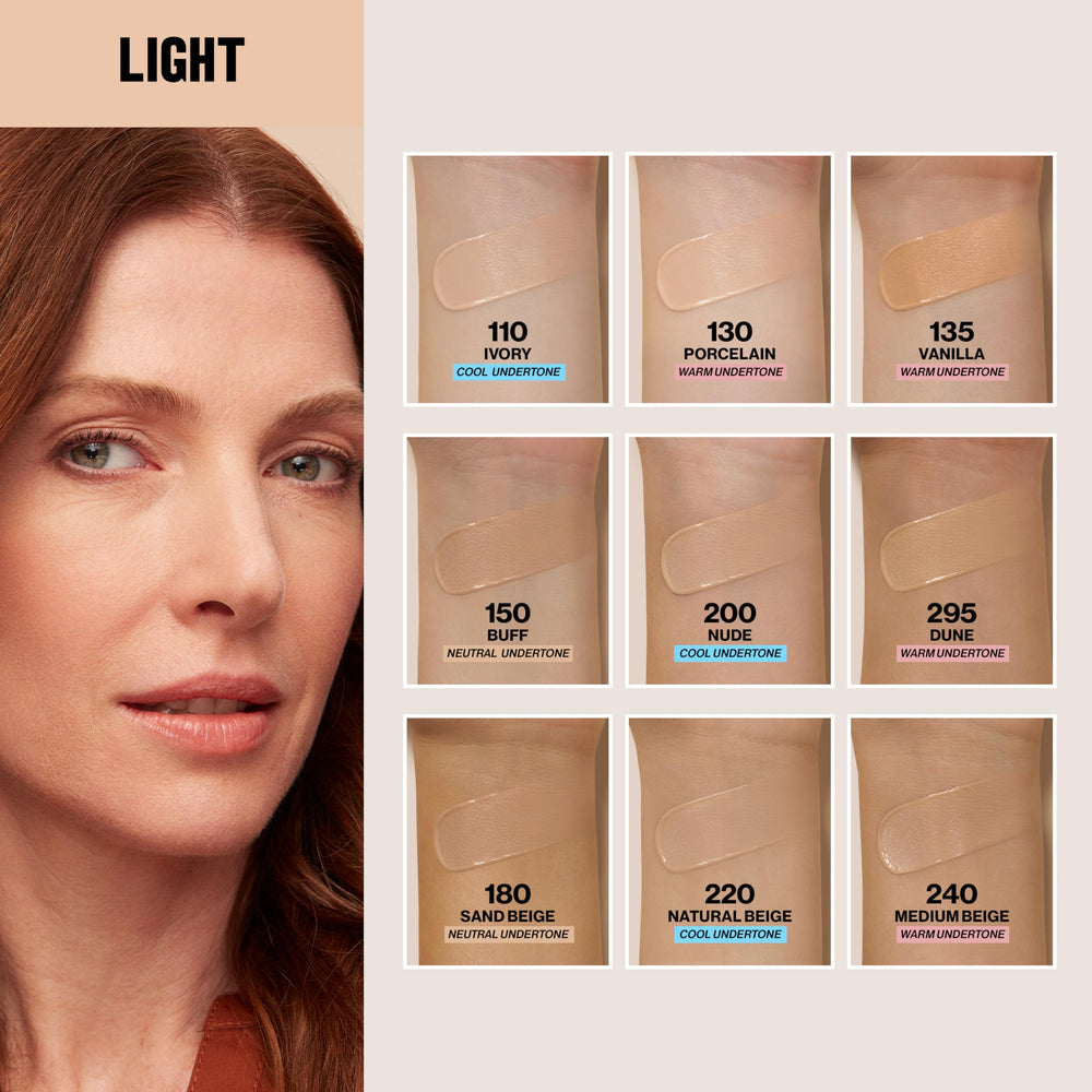Revlon ColorStay Foundation: 24 tonalidades disponibles para pieles diversas.