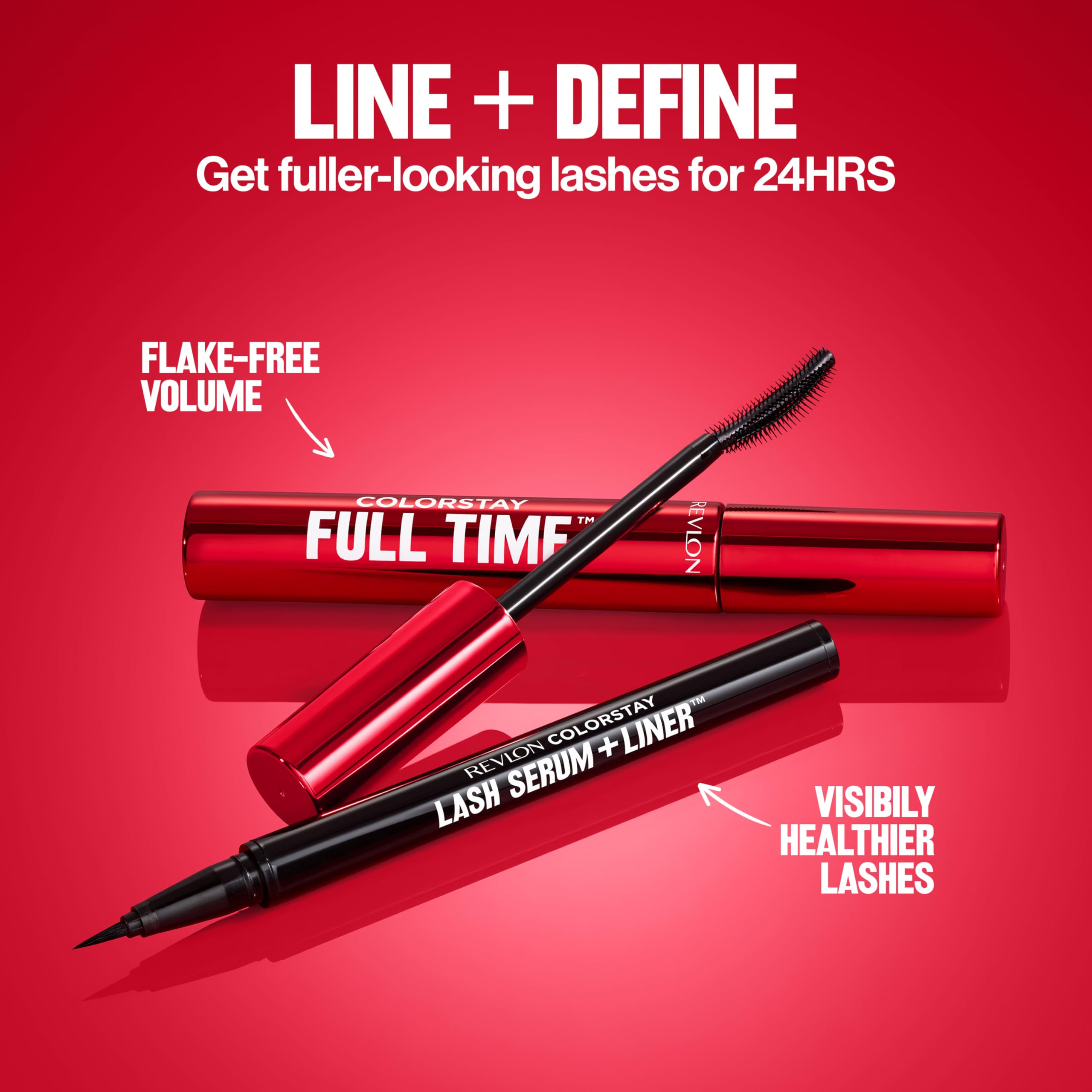REVLON ColorStay Full Time Mascara tono marrón natural para un look suave