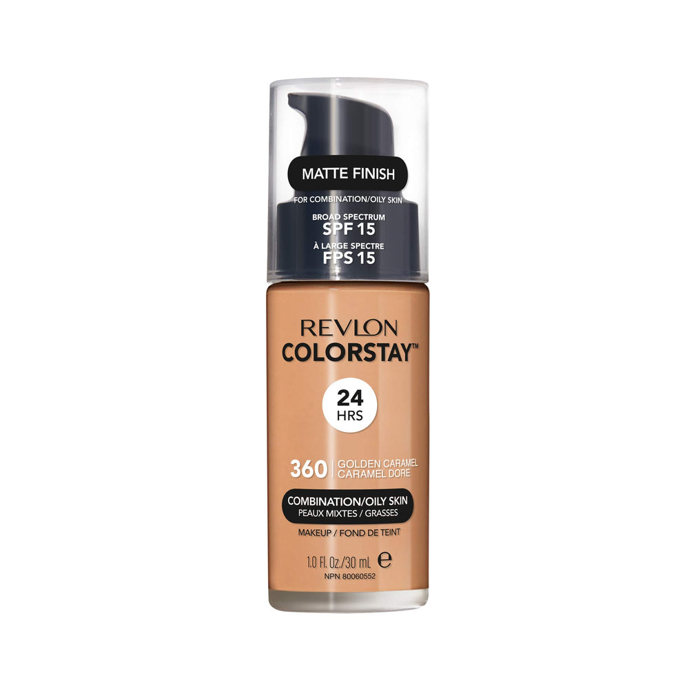 Revlon ColorStay fundación con acabado mate para piel grasa.