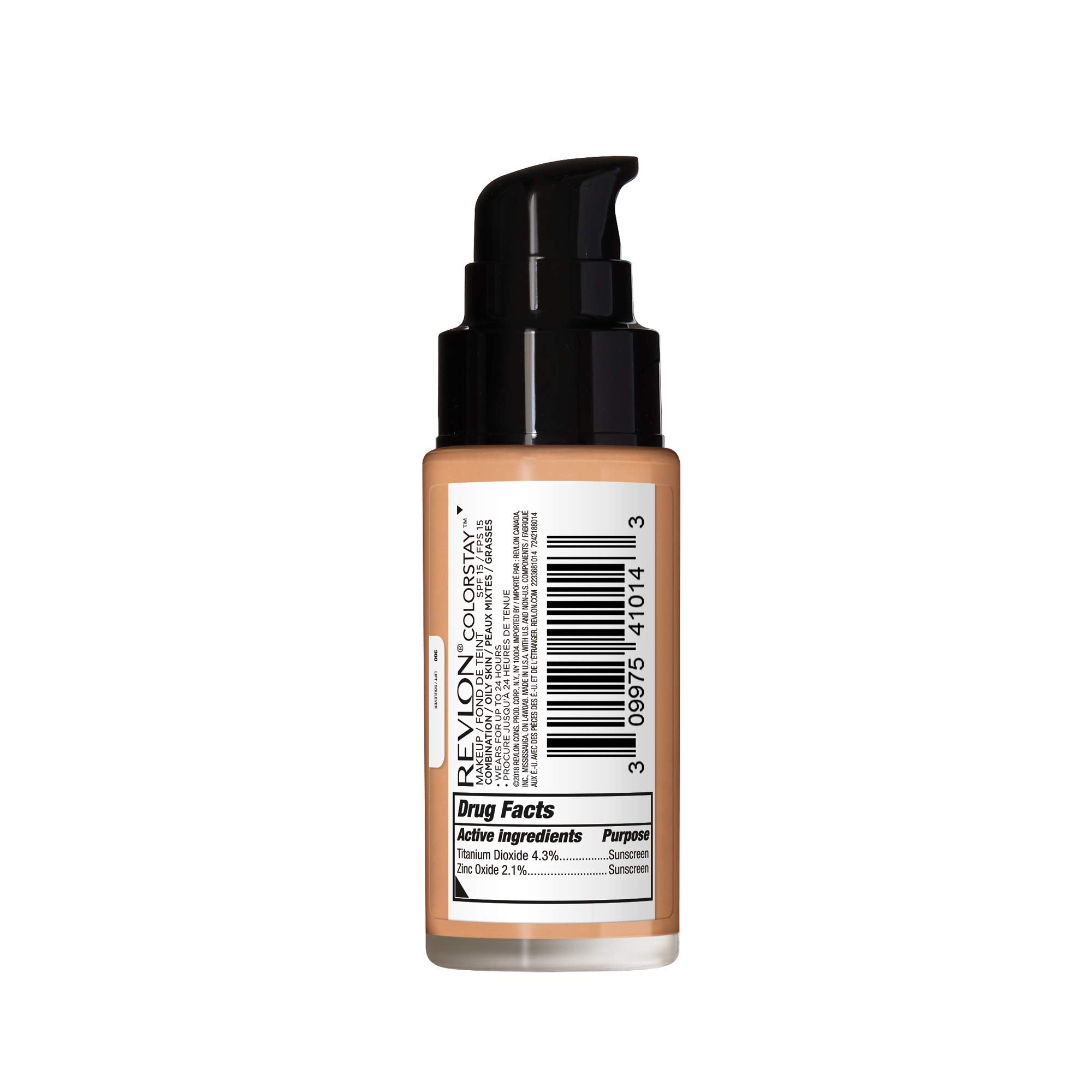 Amplia gama de 43 tonos de Revlon ColorStay disponibles.