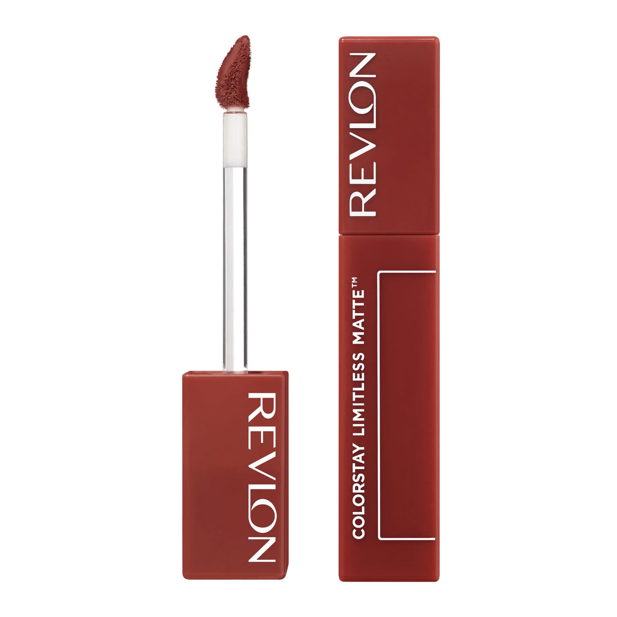 La barra labial REVLON ColorStay Limitless Matte en envase elegante para llevar.