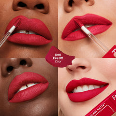 REVLON ColorStay Limitless Matte labial Fire Off, aplicador diseñado para precisión