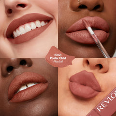 REVLON ColorStay Limitless Matte, teinte 002 Poster Child pour couleur vive et tenue.