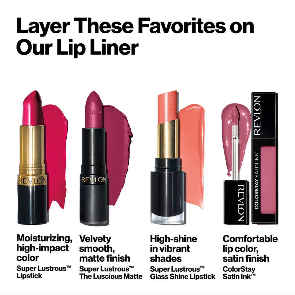 Perfecto para uso diario con REVLON ColorStay Lipliner para delinear y definir