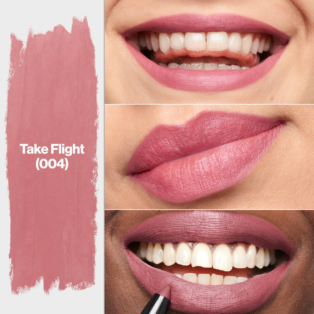 REVLON ColorStay Matte Lite Crayon, aplicación precisa para retoques al instante.