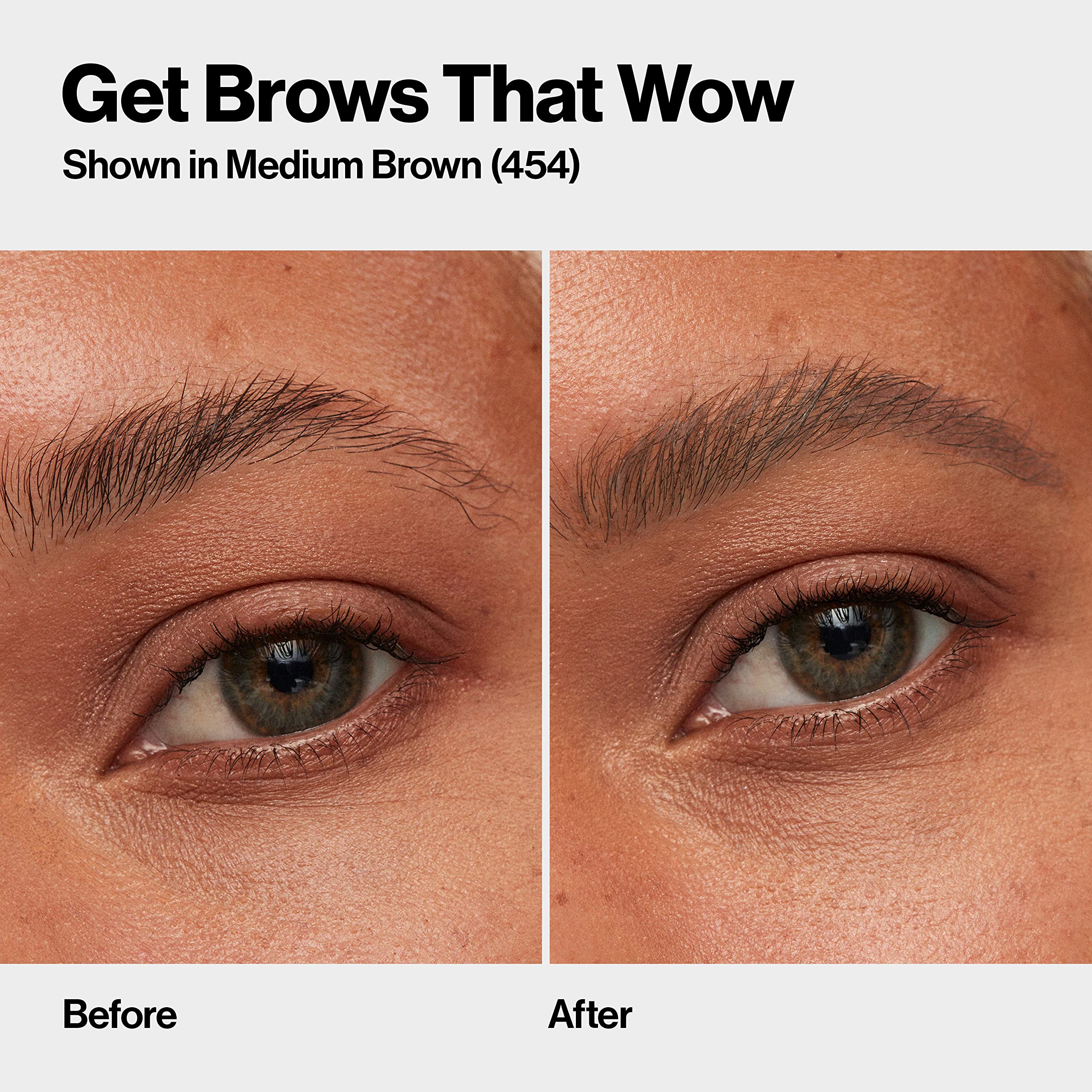 REVLON ColorStay Micro Cejas: tono 454 Marrón Medio para cejas definidas.