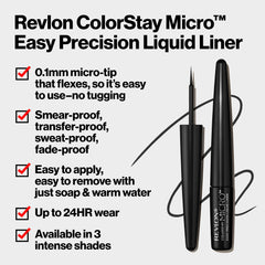 REVLON ColorStay Micro, fórmula resistente al agua para uso diario.