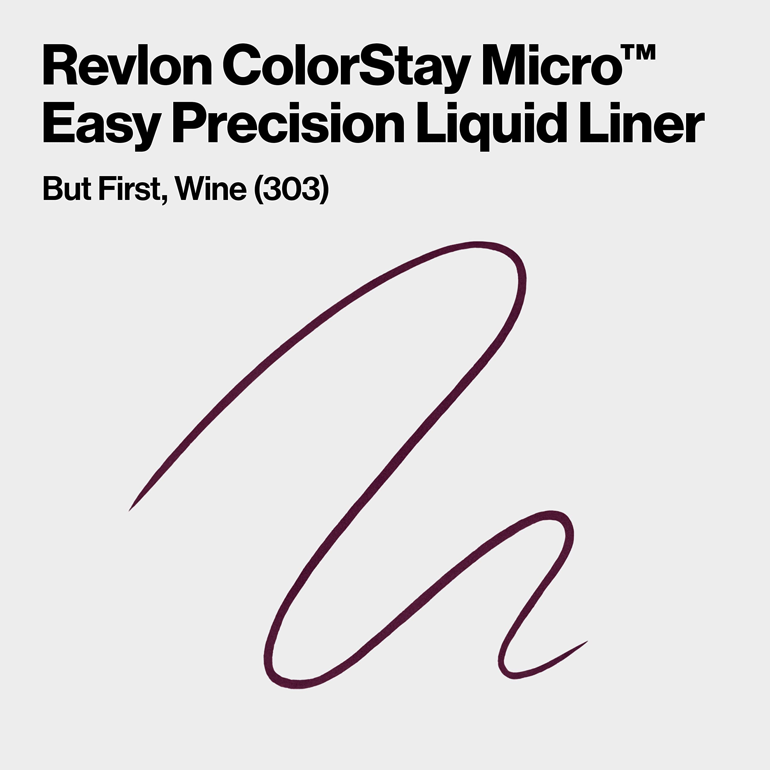 Delineador REVLON ColorStay Micro con trazo de 0,1 mm para mayor precisión.