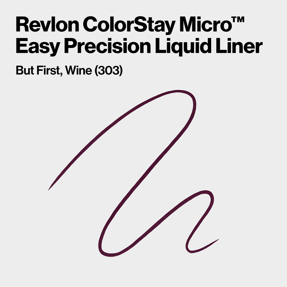 Delineador REVLON ColorStay Micro con trazo de 0,1 mm para mayor precisión.