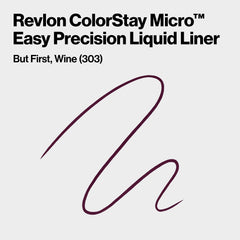 Delineador REVLON ColorStay Micro con trazo de 0,1 mm para mayor precisión.