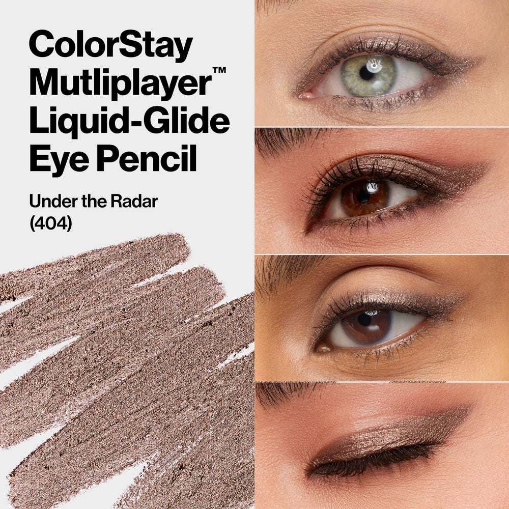 REVLON ColorStay Multiplayer tono 404 Bajo el Radar: textura cremosa que se desliza para difuminar.