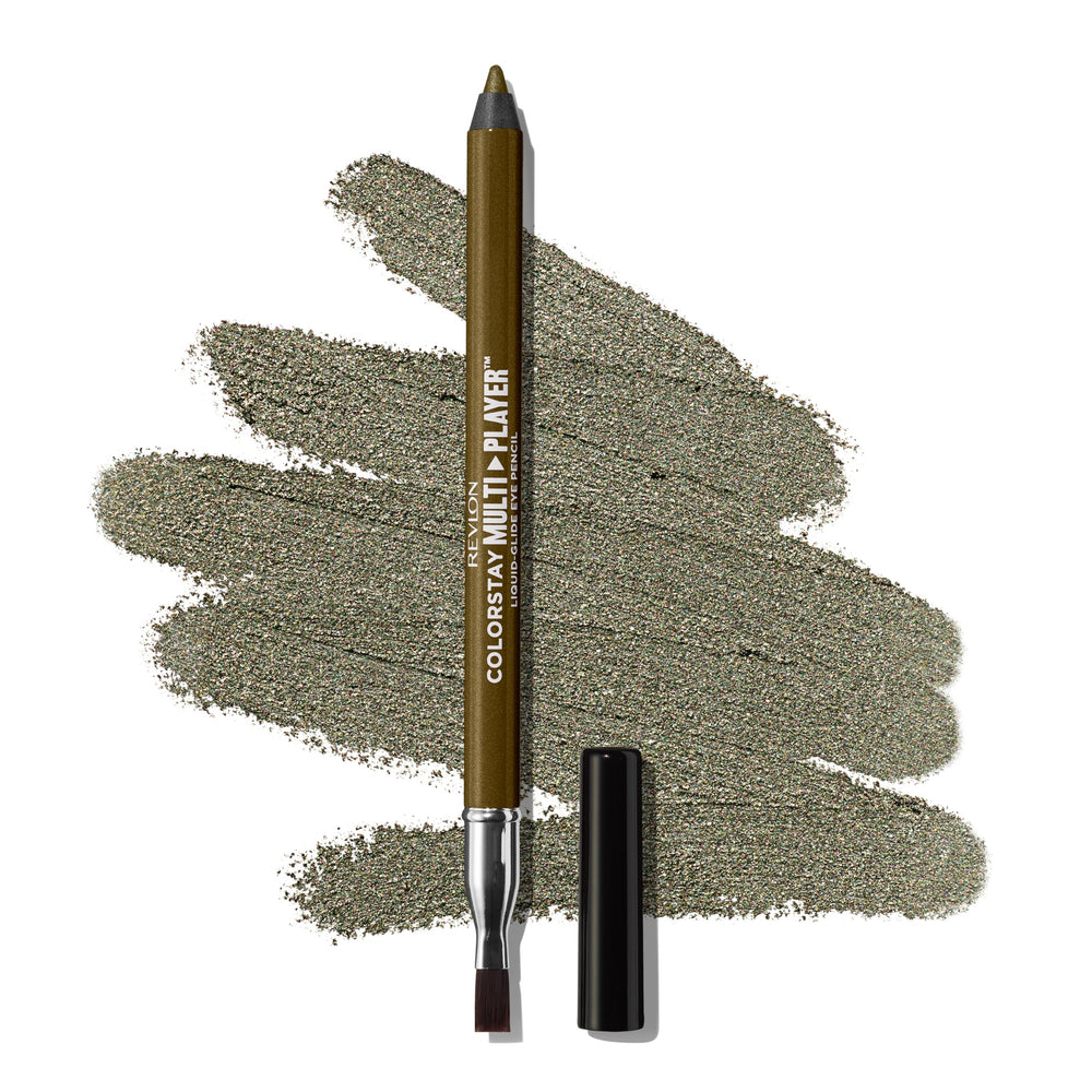 REVLON ColorStay Multiplayer con brocha integrada para difuminar delineado con precisión.
