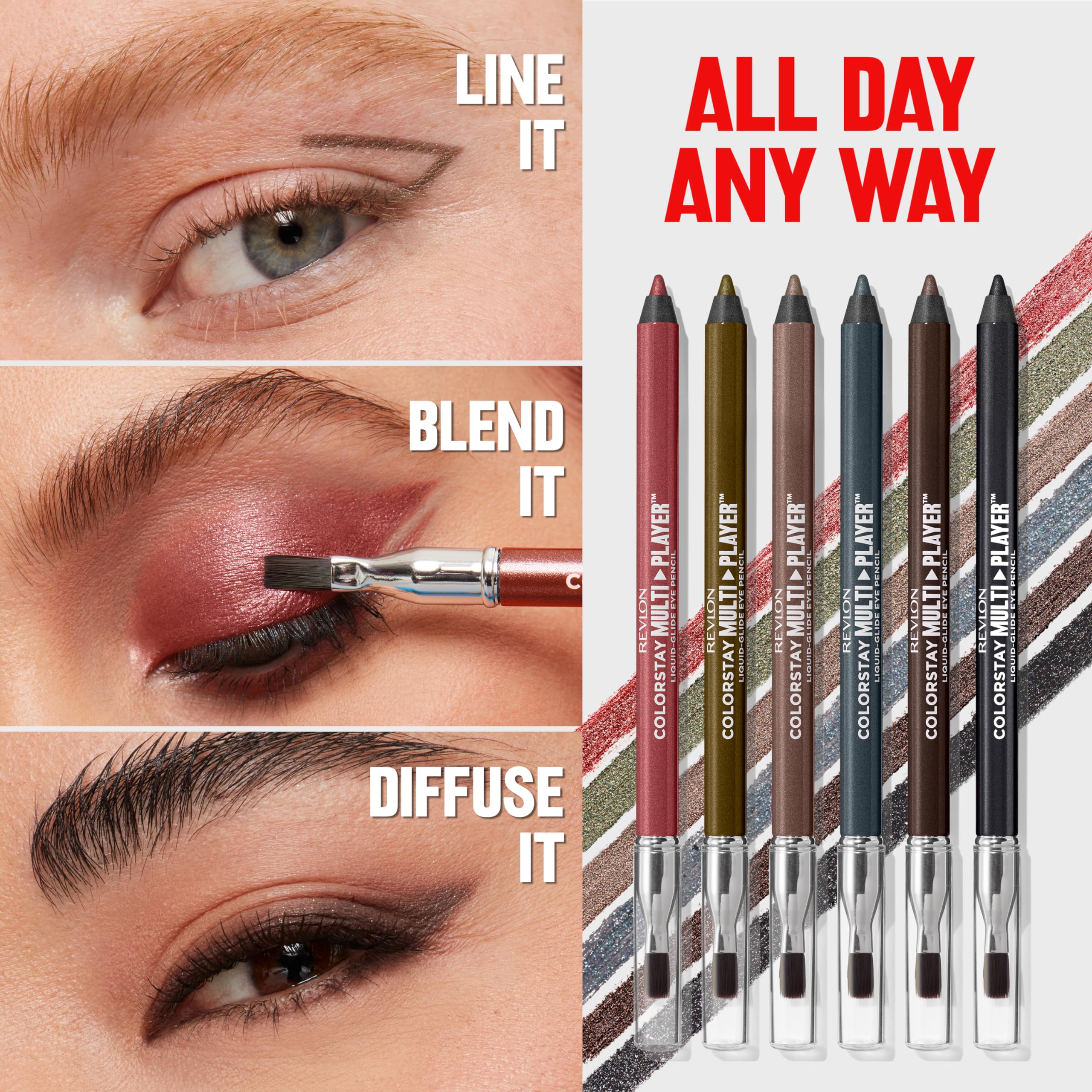 Seis tonos ricos en REVLON ColorStay Multiplayer para todo tono de piel